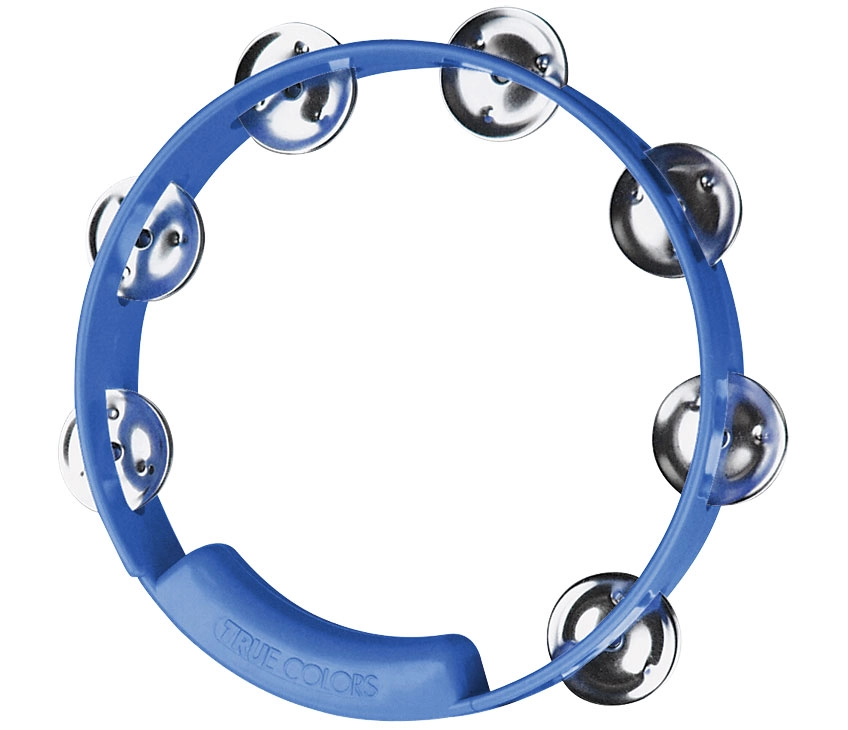 8 Inch True Colours Tambourine Blue