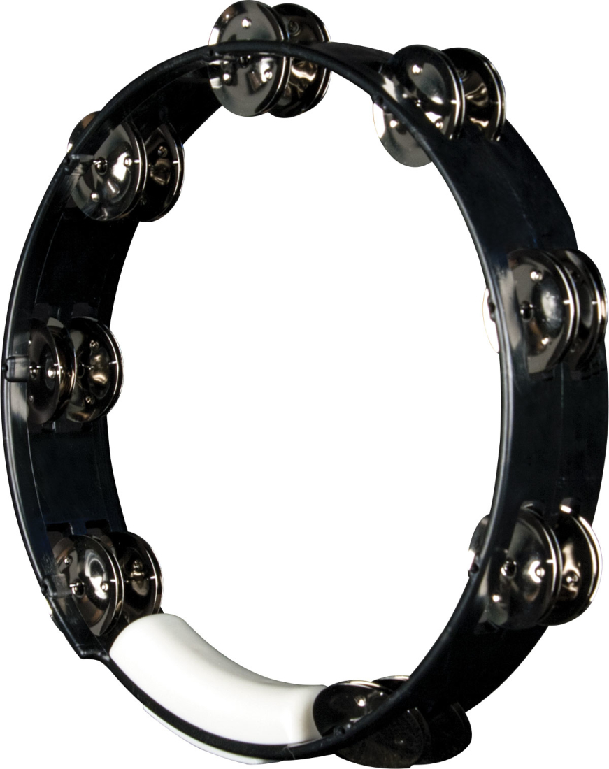 10 Inch True Colours Tambourine Black