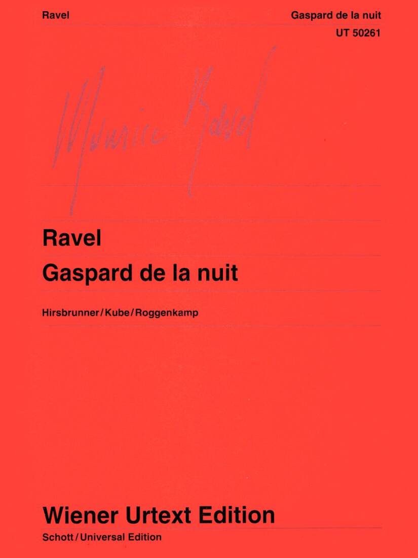 Gaspard de la Nuit - Ravel - Piano - Book