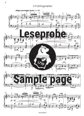 Fruehlingsboten, Op.55 (Heralds of Spring) - Raff/Mahlert - Piano - Book