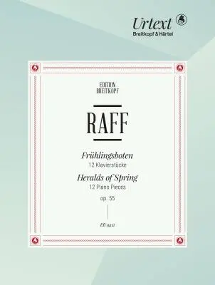 Breitkopf & Hartel - Fruehlingsboten, Op.55 (Heralds of Spring) - Raff/Mahlert - Piano - Book