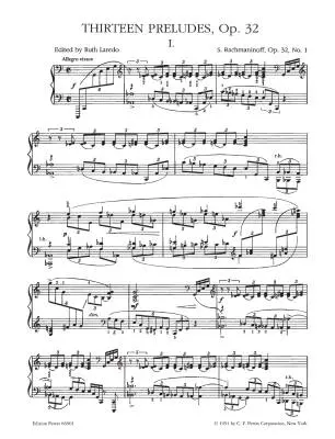 Preludes, Op. 32 - Rachmaninoff/Laredo - Piano - Book