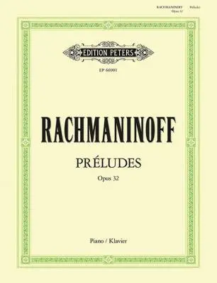 C.F. Peters Corporation - Preludes, Op. 32 - Rachmaninoff/Laredo - Piano - Book