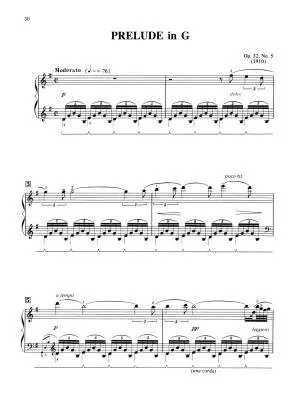 13 Preludes, Opus 32 - Rachmaninoff/Baylor - Piano - Book