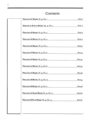 13 Preludes, Opus 32 - Rachmaninoff/Baylor - Piano - Book