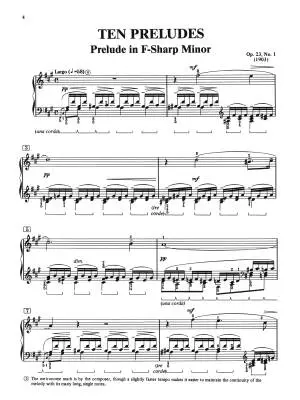 Preludes, Opus 23 - Rachmaninoff/Baylor - Piano - Book