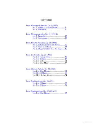 Masterpieces for Solo Piano - Rachmaninoff - Book