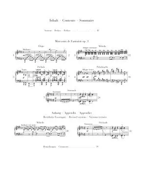 Morceaux de Fantaisie Op. 3 - Rachmaninoff/Rahmer - Piano - Book