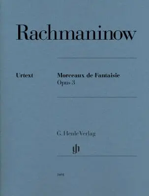 G. Henle Verlag - Morceaux de Fantaisie Op. 3 - Rachmaninoff/Rahmer - Piano - Book
