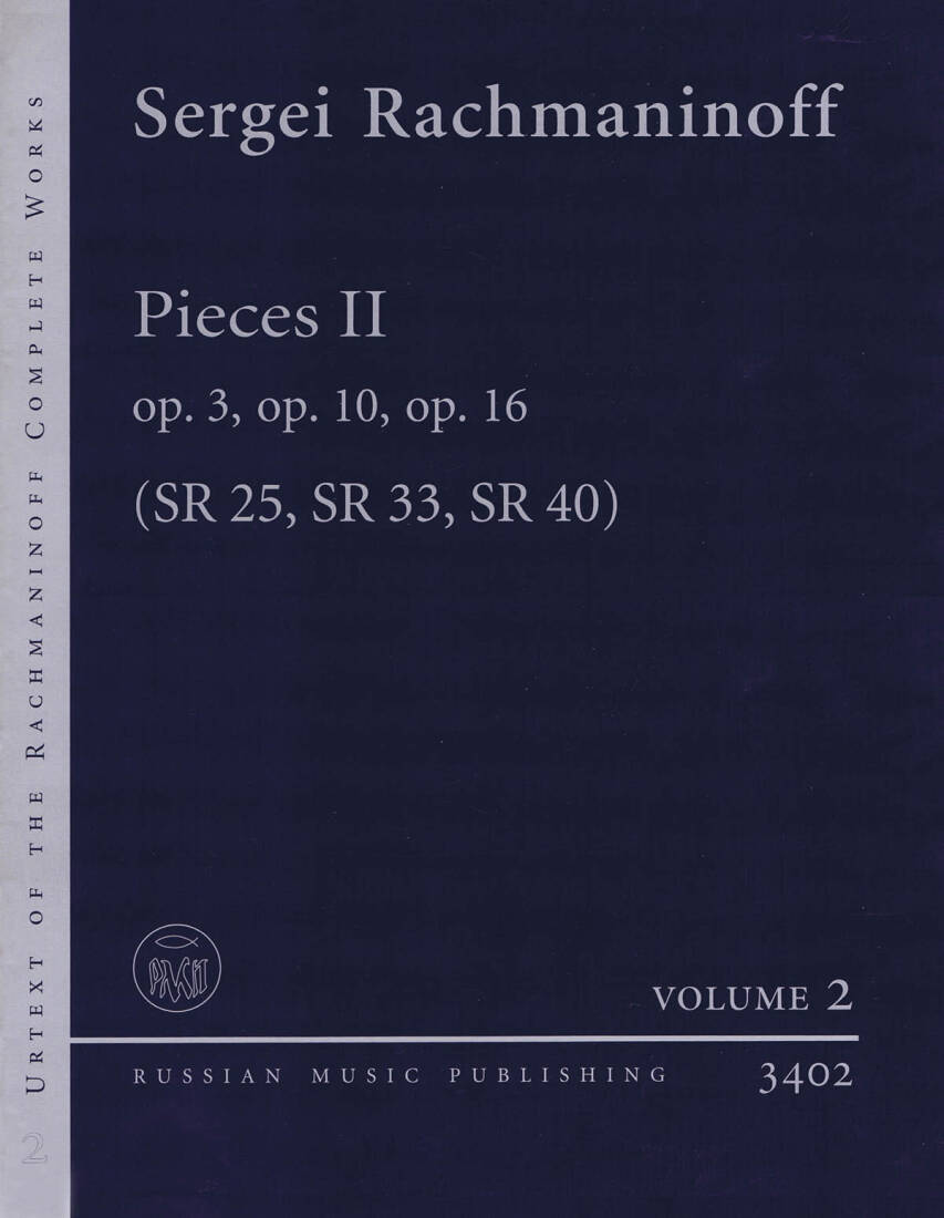 Complete Works, Volume 2: Pieces II Op.3, 10, 16 - Rachmaninoff/Antipov - Piano - Book