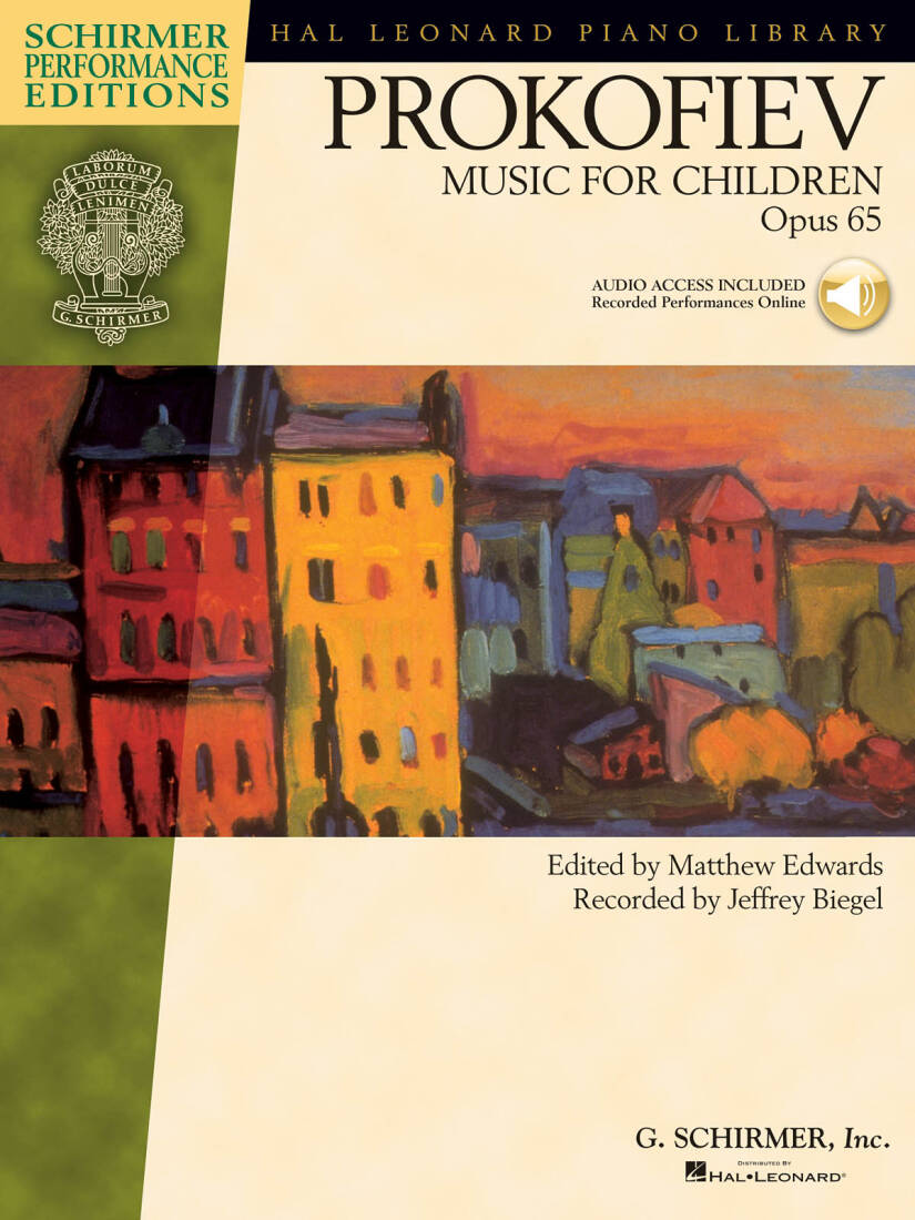 Music for Children, Op. 65 - Prokofiev/Edwards - Piano - Book/Audio Online