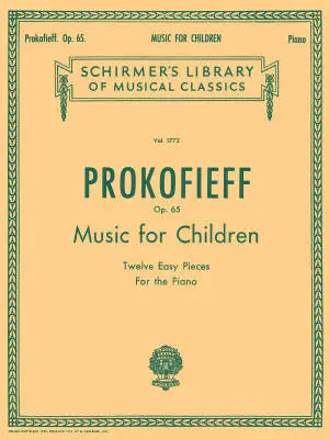 G. Schirmer Inc. - Music for Children, Op. 65 - Prokofiev - Piano - Book