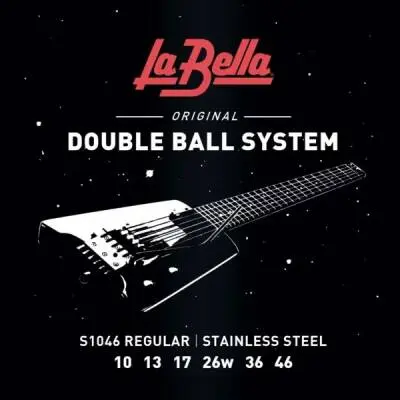 La Bella - Double Ball Electric Guitar Strings, Regular 10-46