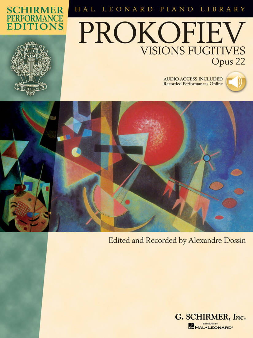 Visions Fugitives, Op. 22 - Prokofiev/Dossin - Piano - Book