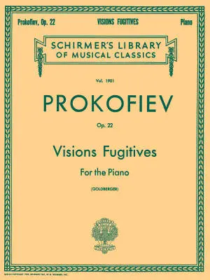 G. Schirmer Inc. - Visions Fugitives, Op. 22 - Prokofiev/Goldberger - Piano - Book