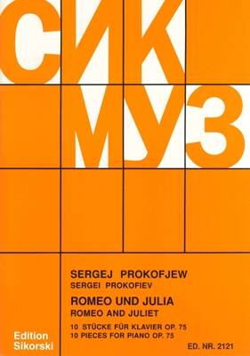 Selections from Romeo and Juliet, Op. 75 - Prokofiev - Piano - Book