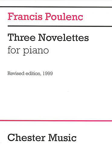 Three Novelettes - Poulenc/Sachania - Piano - Book