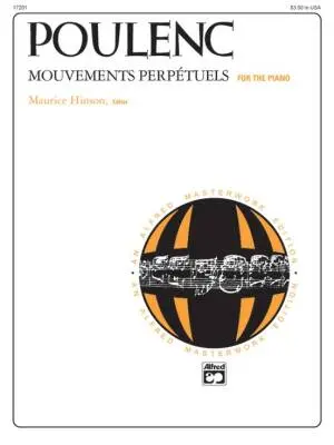 Alfred Publishing - Mouvements Perpetuels - Poulenc/Hinson - Piano - Book