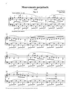 Mouvements Perpetuels - Poulenc/Hinson - Piano - Book