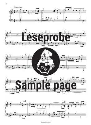 Six Suites for Harpsichord - Muffat/Wilson - Book