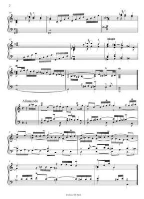 Six Suites for Harpsichord - Muffat/Wilson - Book