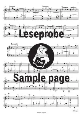 Six Suites for Harpsichord - Muffat/Wilson - Book