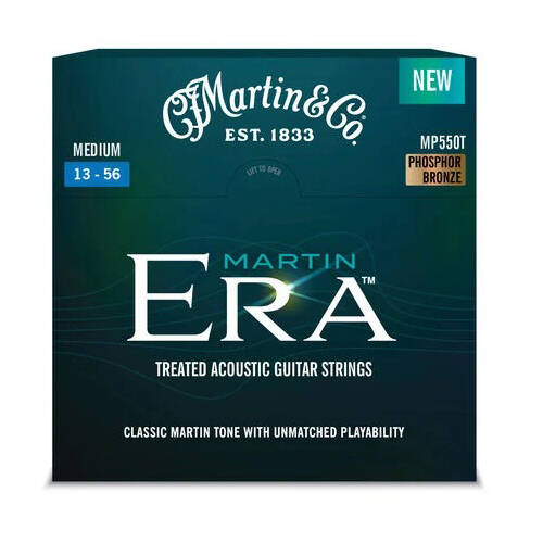 Era Treated Acoustic Guitar Phosphor Bronze Strings - Medium 13-56
