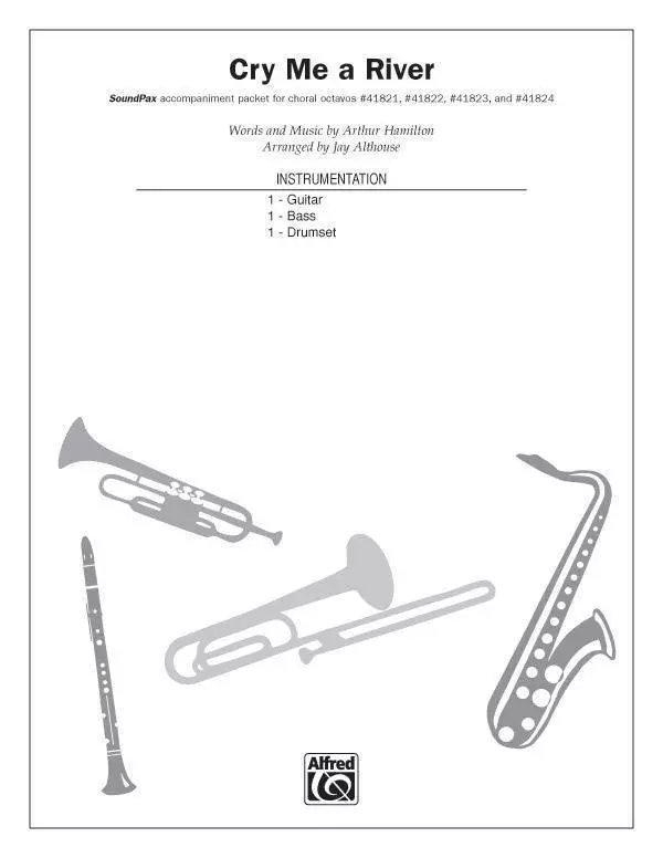 Cry Me A River - Hamilton/Althouse - Instrumental Parts