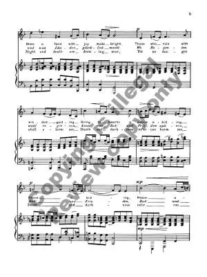 Sheep May Safely Graze - Bach/Kramer - Choral Octavo - SATB Accompanied