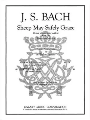 Galaxy Music - Sheep May Safely Graze - Bach/Kramer - Choral Octavo - SATB Accompanied