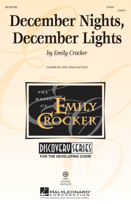 Hal Leonard - December Nights, December Lights - Crocker - Unison/2pt