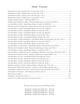 Mendelssohn: Masterpieces for Piano - Mendelssohn - Book - Piano