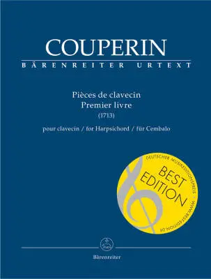 Baerenreiter Verlag - Pieces For Harpsichord, Book 1 - Couperin - Harpsichord