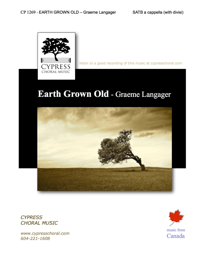 Earth Grown Old  - Rossetti/Langager - SATB divisi