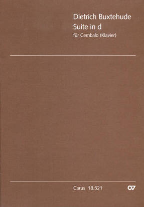 Suite in A Minor - Buxtehude -  Harpsichord - Book