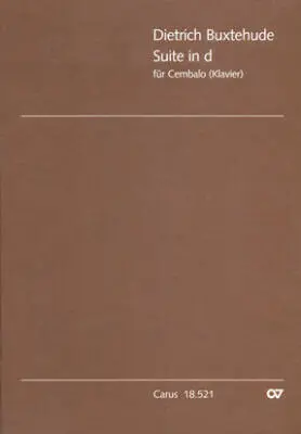 Carus Verlag - Suite in A Minor - Buxtehude -  Harpsichord - Book
