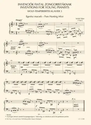 Inventions for Young Pianists - Wolf -  Piano - Book