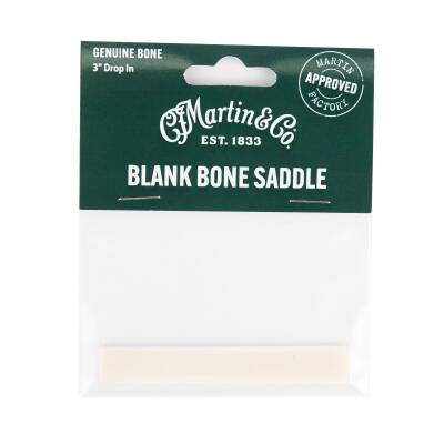 "Martin Guitars - Blank Bone Saddle, 3 Inch"
