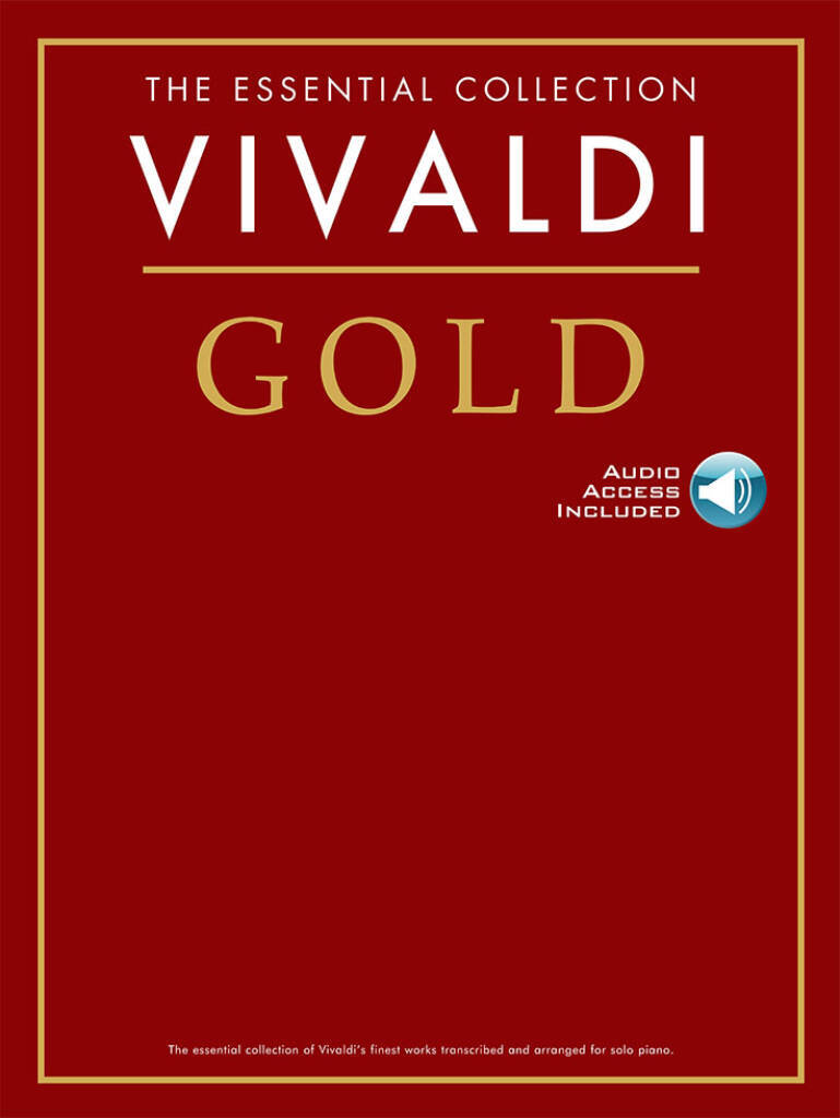 Vivaldi Gold: The Essential Collection - Piano - Book/Audio