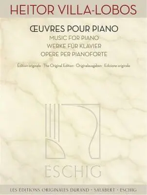Editions Durand - Music for Piano - Villa-Lobos - Book