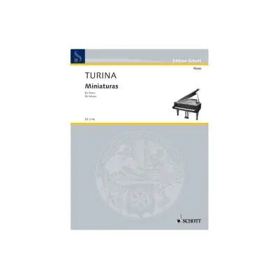 Schott - 8 Miniatures - Turina - Piano - Book