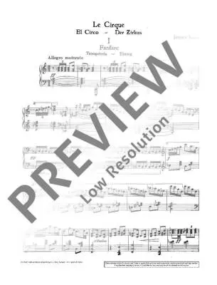 Circus Suite - Turina - Piano - Book