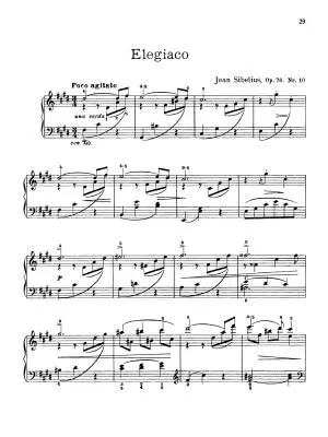 13 Pieces, Op. 76 - Sibelius - Piano - Book