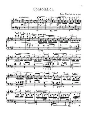 13 Pieces, Op. 76 - Sibelius - Piano - Book