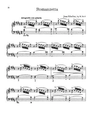 13 Pieces, Op. 76 - Sibelius - Piano - Book