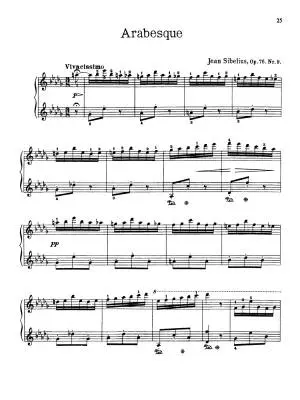 13 Pieces, Op. 76 - Sibelius - Piano - Book