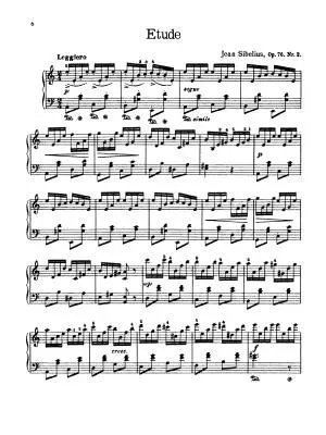 13 Pieces, Op. 76 - Sibelius - Piano - Book