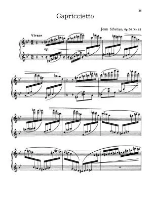 13 Pieces, Op. 76 - Sibelius - Piano - Book