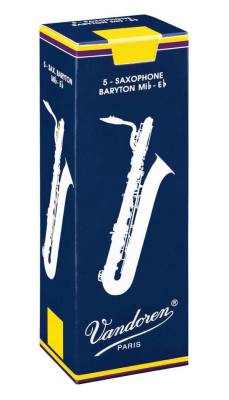 Vandoren - Anches de saxophone baryton - Traditional - Force 4 - Bote de 5