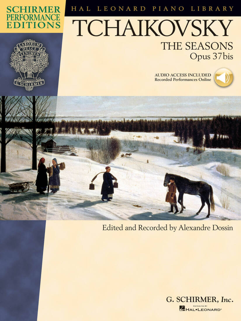 The Seasons, Op. 37 - Tchaikovsky/Dossin - Piano - Book/Audio Online